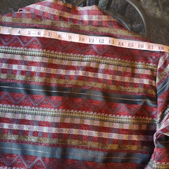 Sag Harbor Printed Blazer Jacket Size 16W - Picture 10 of 12